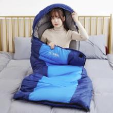 探险者 TAN XIAN ZHE 睡袋成人 加厚保暖午休隔脏睡袋蓝色1.8KG