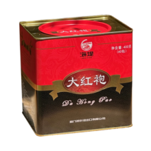 中茶海堤福建乌龙茶 大红袍茶叶桶装AT111足火送礼长辈400g