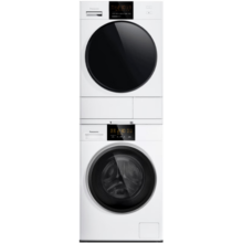 松下（Panasonic）洗烘套装 白月光1.0 10kg滚筒洗衣机+9kg热泵烘干机 变频压缩机 羊毛洗 户外服洗烘 31JED+EH900W