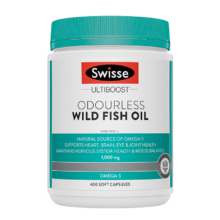 Plus会员概率券：Swisse 无腥味野生鱼油软胶囊 1000mg400粒*1瓶