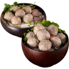 PLUS：喜得佳牛肉丸250g*2+牛筋丸250g*2 潮汕手打牛肉丸子火锅食材关东煮烧烤
