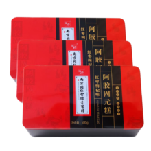北京同仁堂阿胶 阿胶糕 阿胶固元膏即食女产后非补血补血气补礼品阿娇糕东阿胶块片啊胶阿姣 【510g*3盒】