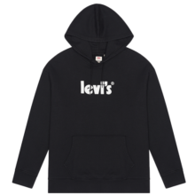 Levi's【情侣同款】李维斯24春夏男士连帽卫衣情侣装38479-0078 黑色0079 S