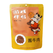 plus会员、需首购:九匠牛 熟食零食 酱牛肉 100g