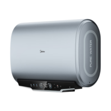 美的（Midea）60升电热水器纤薄扁桶玲珑双胆速热增容智能杀菌一级节能手机控制UM+升级免换镁棒 银色款UM