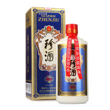 珍酒 珍五 蓝版 53%vol 酱香型白酒 500ml 单瓶装