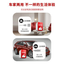 可口可乐（Coca-Cola）车载冰箱 8L车家两用迷你小冰箱办公室冷藏加热牛奶护肤品小冰箱