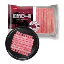 plus会员:恒都 国产原切精选牛肉卷 500g *4件