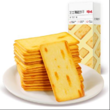 PLUS会员：百草味 芝士薄脆咸味饼干 120g *12件