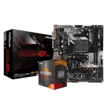 AMD 锐龙CPU 处理器 搭华硕B450B550CPU主板套装