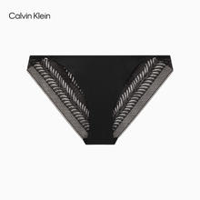 卡尔文·克莱恩 Calvin Klein 内衣24春夏新款女士性感蕾丝比基尼内裤QF7549AD