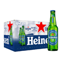 88VIP、需礼金：Heineken喜力 啤酒0.03度330ml*24瓶/箱