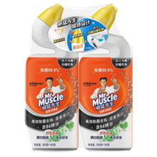 威猛先生（Mr Muscle）洁厕剂(500g+100g)*2瓶 草本香型 洁厕灵 洁厕液 马桶清洁