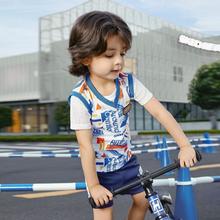 SKECHERS 斯凯奇 男幼童|儿童套装短袖套装休闲运动男款童装春夏季
