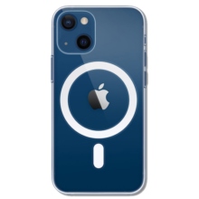 紫枚 苹果15promax手机壳透明磁吸iphone14pro手机壳创意硅胶防摔超薄Magsafe iPhone13mini-磁吸充电壳