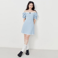乐町 少女甜辣法式连衣裙