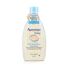 艾惟诺（Aveeno）儿童沐浴露洗发水二合一婴儿洗发水宝宝沐浴乳燕麦354ml