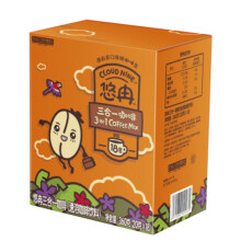 印尼进口ClOUDNINE悠冉特浓速溶咖啡条装三合一原味学生办公提神