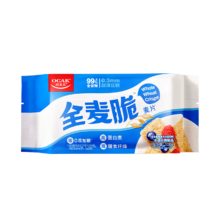 plus会员：欧扎克纯谷物燕麦小麦全麦脆100g*2件