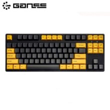 HELLO GANSS XS75T/98T客制化三模机械键盘低延迟超省电翻转屏gasket结构热插拔 XS 75T暮天霞 KTT 星黛紫轴 纯POM轴