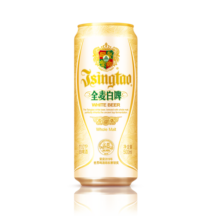 青岛啤酒全麦白啤小麦啤酒 500mL 12罐 部分6月30日到期