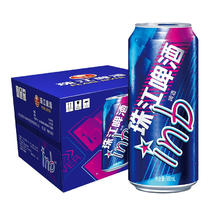 京东PLUS：珠江啤酒 8度 珠江InBeer啤酒 500ml*12听 整箱装