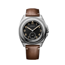浪琴（LONGINES）瑞士手表 捷克空军1935腕表 机械皮带男表 L28384530