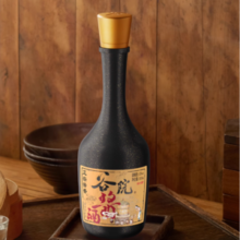 谷小酒 谷院烧酒 52度黑瓶酱香型白酒 500mL