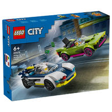 LEGO 乐高 积木60415警车大追击6岁+男孩儿童玩具生日礼物