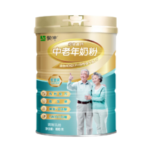 PLUS会员、需首购礼金：MENGNIU 蒙牛 中老年多维高钙奶粉 铂金装 800g/罐*2件