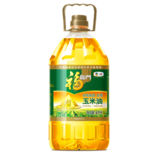 福临门 食用油 非转基因压榨一级黄金产地玉米胚芽油4.5L 中粮出品