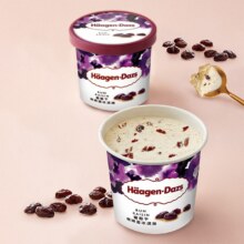 京东百亿补贴、plus会员立减、再降价:哈根达斯（Haagen-Dazs）葡萄朗姆酒口味大桶冰淇淋473ml 家庭装