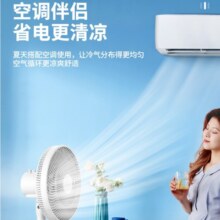 先锋（SINGFUN） 家用落地扇DLD-D17立式节能摇头大风力台式立式电风扇摇头风扇循环电风扇落地电风扇循环扇家用 白色 DLD-D17