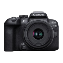 佳能 佳能（Canon）EOS R10 微单相机 轻量小型高性能数码照相机 家用旅行学生vlog相机 R10 18-45mm镜头套机 黑色保税仓速发