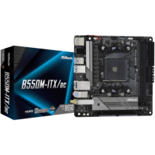 华擎（ASRock）B550M-ITX/ac主板 支持 CPU5600G/5700G/5500 （AMD B550/Socket AM4）