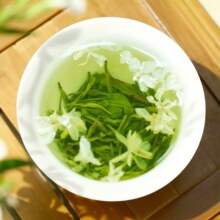 林湖茶叶 买1赠1浓香型茉莉花茶散装花毛峰大份量口粮茶250g/盒