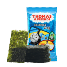 小火车Thomas快乐成长海苔 托马斯韩国进口宝宝零食儿童即食紫菜14.1g