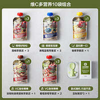 BabyPantry 光合星球 婴幼儿水果泥 10袋