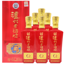 泸州老窖【美酒嗨购】老酒坊红运开怀 浓香型白酒 婚宴用酒 52度 625mL 6瓶 白酒整箱装