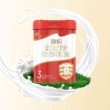 旗帜 奶粉3段红钻 红罐新国标幼儿配方12-36个月900克*6罐