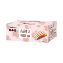 PLUS会员、需首单：唇动 焙小嘟奶盖厚切吐司面包 470g