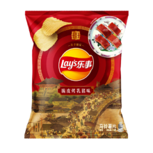 plus会员、需首购、需入会:乐事（Lay's）薯片 春季限定 脆皮烤乳猪味 116克 ＊9件