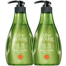 滋源（seeyoung）洗发水露无硅油护发去屑柔顺亮泽抚平毛躁保湿滋润香氛洗头膏1.2L 无患子柔顺亮泽香氛洗发水400*2