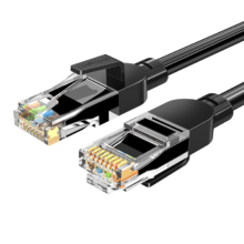 PLUS会员：CHOSEAL 秋叶原 QS5062ET1D5 六类CAT6 千兆网线 1.5m 黑色