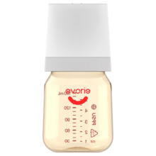 爱得利（evorie）奶瓶 婴儿奶瓶 宽口径新生宝宝PPSU奶瓶 160ml 灰(0-1个月)