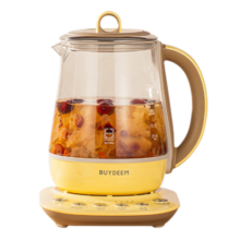 北鼎（Buydeem）多功能家用养生壶 1500ml智能办公室轻音煮茶壶 一键温泡 5大茶汤功能 茶水分离 K108 鹅仔黄 1.5L