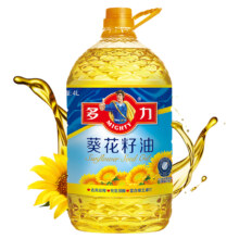 多力 含维生素e压榨葵花籽油 4L（赠生抽330ML）