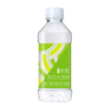 再降价、需首购：yineng 依能 青柠檬味 苏打水饮料 350ml*24瓶 整箱装*2件