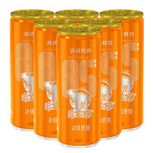 北冰洋 橙汁汽水330ml*6罐 果汁碳酸饮料