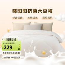 MENDALE 梦洁家纺 10%大豆A类面料 暖阳春秋被 200*230cm